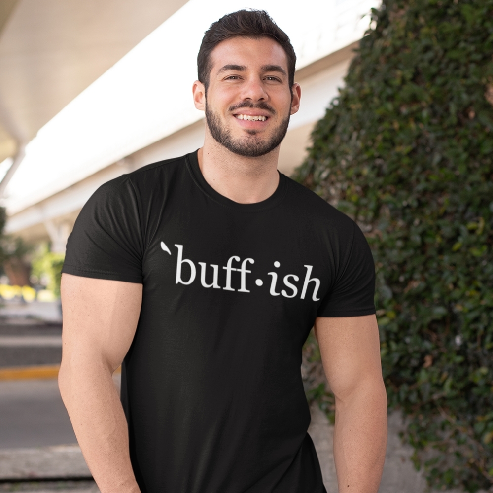 Buff gym fitness funny themed tshirt